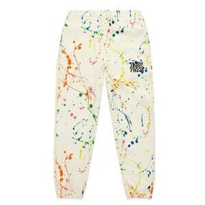 BNWT Teddy Fresh Paint Splatter Cream Sweatpants/Joggers, Size 2XL